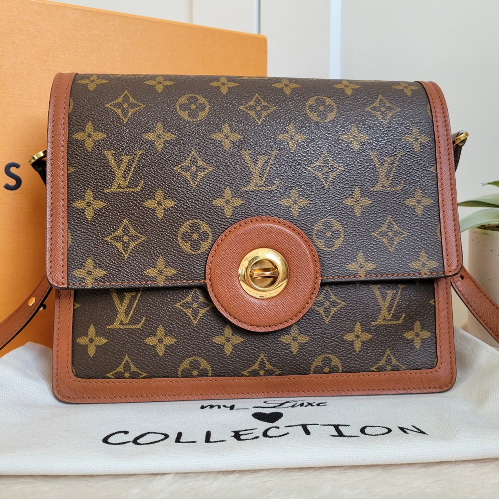 💕VERY RARE Authentic Louis Vuitton RASPAIL Crossbody/Shoulder Monogram - Picture 6 of 17